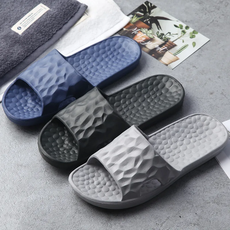 

Unisex Indoor Eva Home Hotel Sandals and Slippers Women's and Men's Flip Flop Shower Shoe Male Summer Non-slip Bathroom Slippers