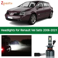 car led headlight bulb for 2006 2021 renault vel satis canbus headlamp lamp low high beam bulbs 12v lighting light accessories