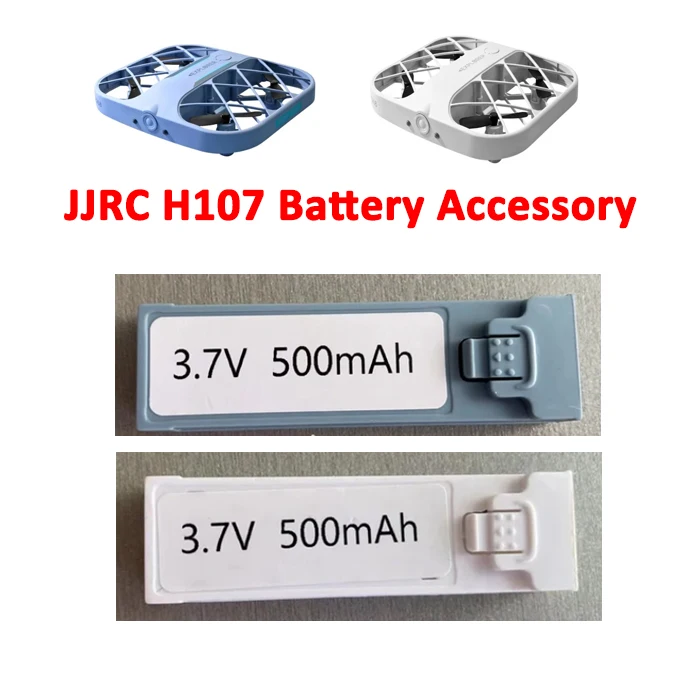 

Батарея JJRC, запасная часть, 3,7 в, 500 мАч, литий-полимерная батарея, оригинальная для H107, аксессуары для мини-дрона, самолета