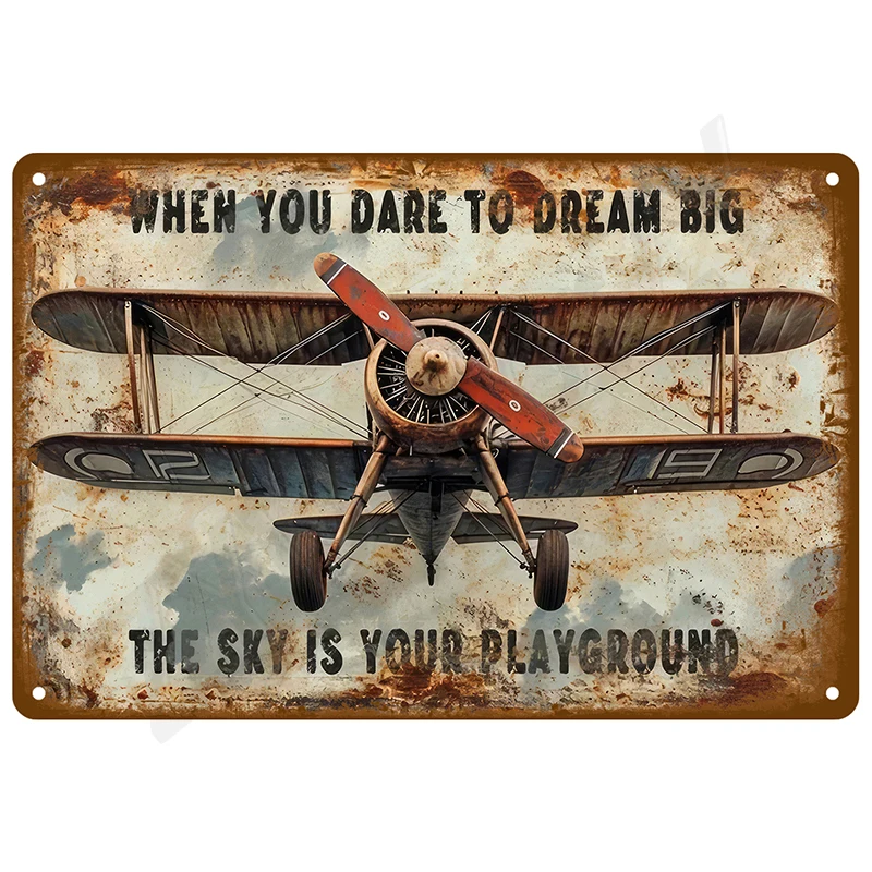 

Винтажная металлическая вывеска