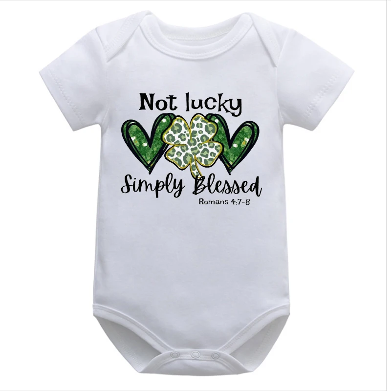 

Детский комбинезон ко Дню Св. Патрика, детская одежда ко Дню Св. Патрика, христианская Одежда для новорожденных