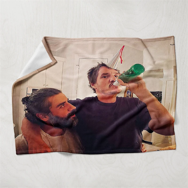 Gaslight Gatekeep Girlboss Педро Паскаль Оскар Исаак плед одеяло для женщин мужчин девочек