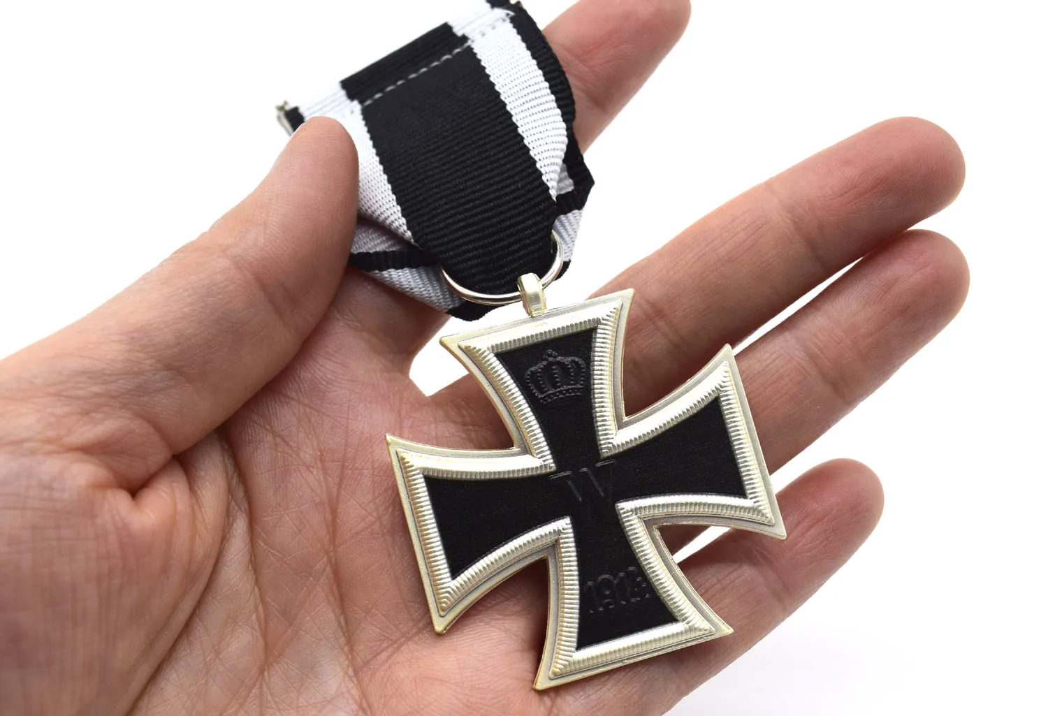 Копия немецкой медали за заслугу времен первой мировой войны 1914 металлическая