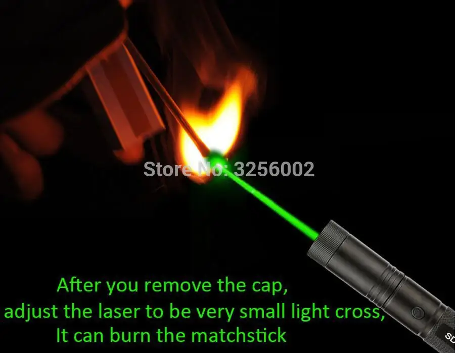 

High Power Military 1000W 100000M 532nm Powerful SD Green Red Light Laser Sight Point Pen Flashlight Beam Lazer Focus Hunting