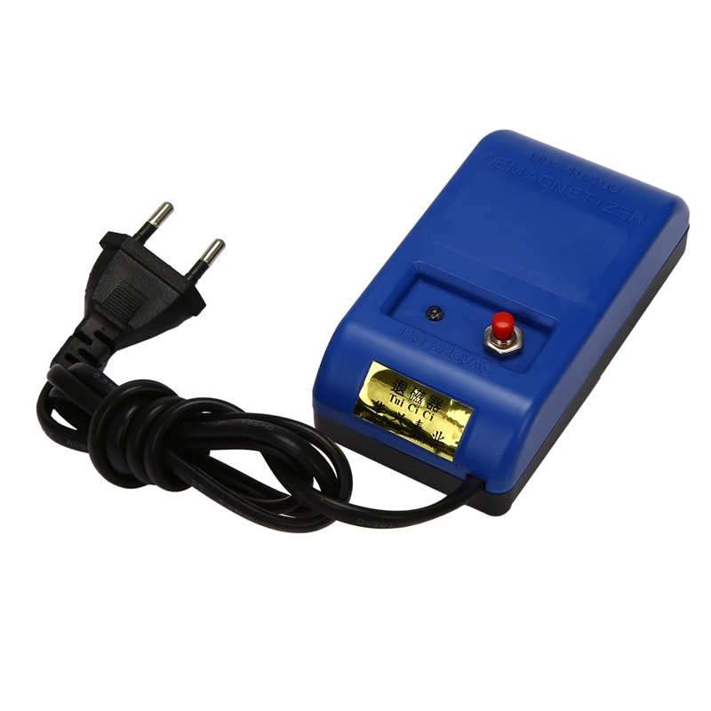 

Watch Repair Screwdriver Tweezers Electrical Professional Demagnetize Tool For Watchmaker EU Plug