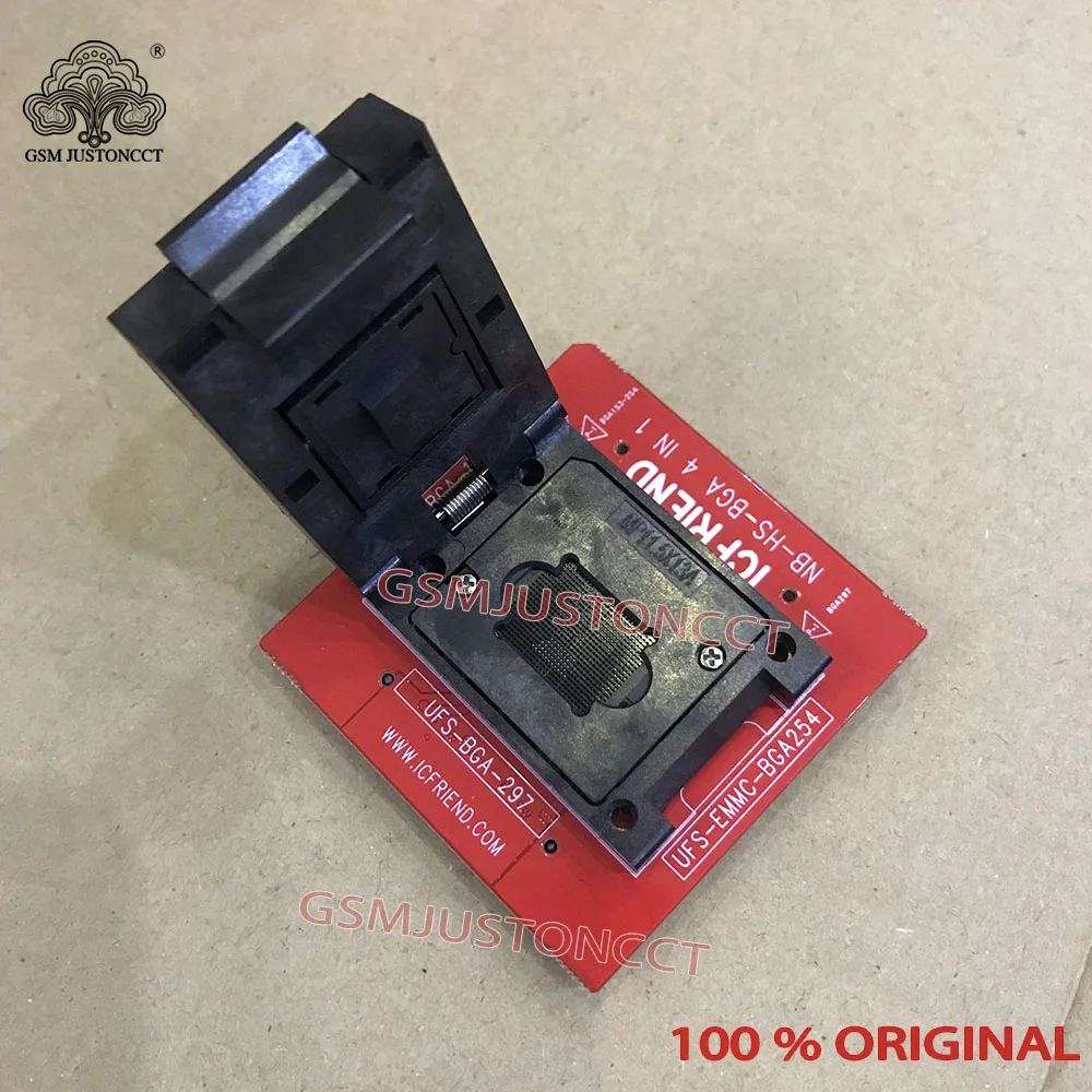 Новинка ICFRIEND MiPItester NB-Max розетка для E-mate EMMC и UFS BGA254 BGA297 BGA153 поддержка Easy-Jtag box Medusa Pro