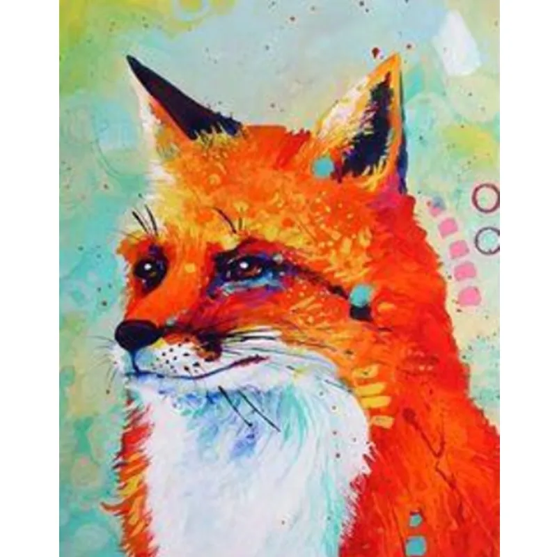

Diamond Painting Animal Fox 5d Diy Mosaic Full Square Round Drill Diamant Of Rhinestone Daimond Embroidery Pictures