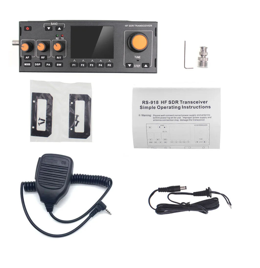 Recent RS-918 1.8-30MHz 10W Shortwave Car Radio Walkie Talkie SSB HF Ham Transceiver SDR Radio Ham Radio HF With Charge Cable