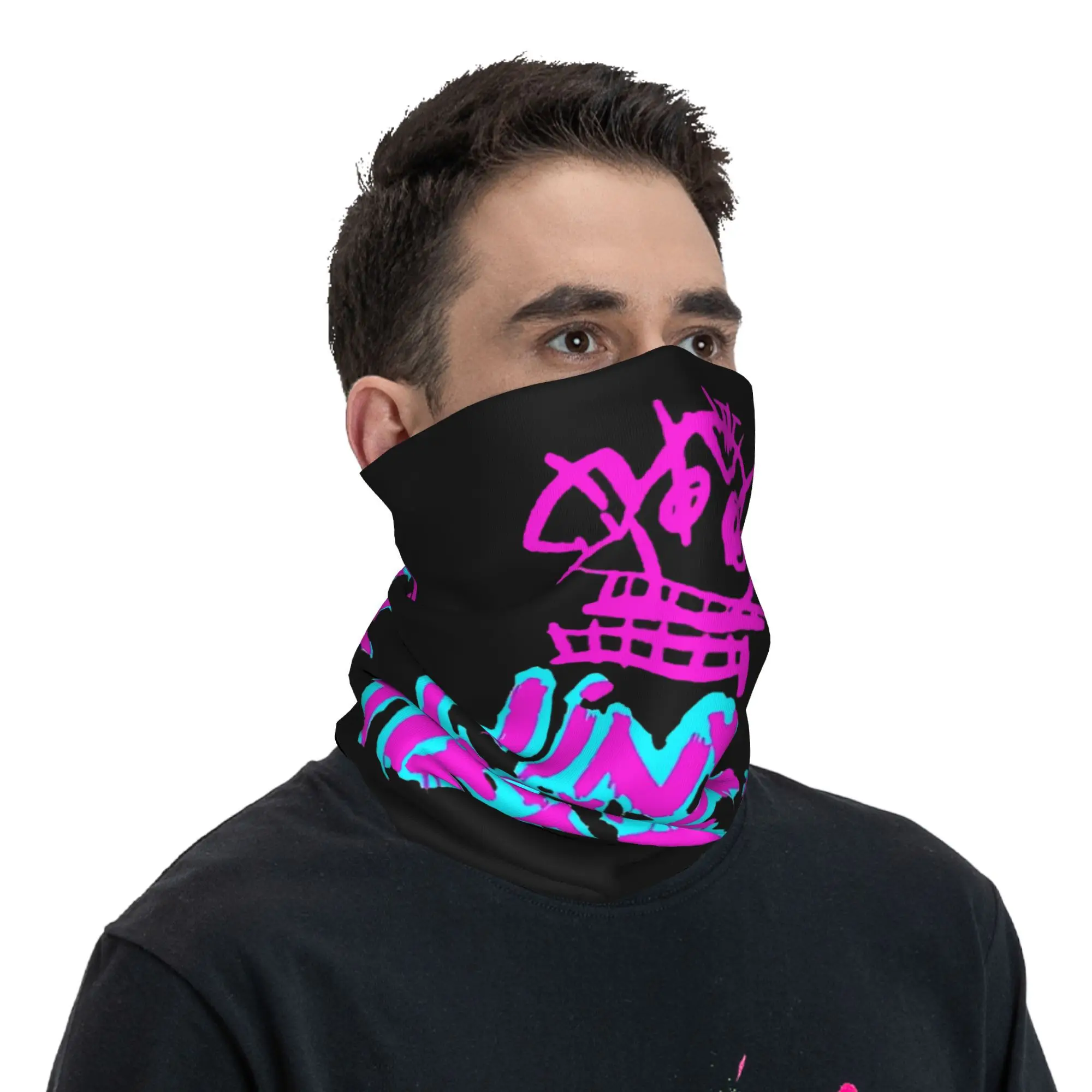 Винтажная бандана с изображением обезьяны J-Jinxs на заказ зимняя теплая для шеи