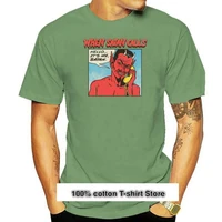 camiseta informal con estampado de sat%c3%a1n para hombre camisa con cuello redondo informal orgullo unisex env%c3%ado gratis