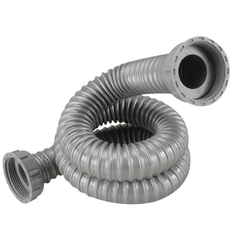 Flexible Sink Basin Water Drain Pipe Washbasin Double-end Extend Connection Hose for Bathroom Kitchen Downcomer Accessories