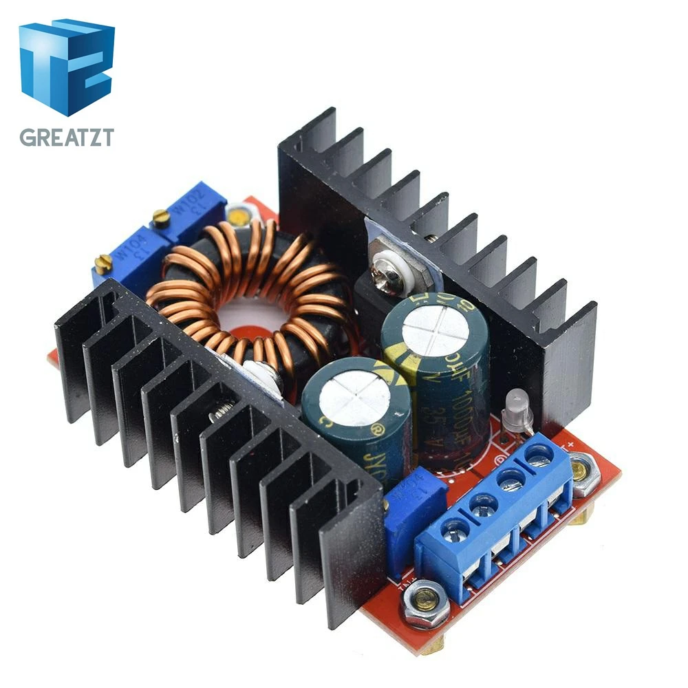 Преобразователь DC-DC CC CV Buck Boost Converter 9-35 to 1-35V 80W Booster DC Step Down Up Adapter Module Adjustable Voltage Regulator on.