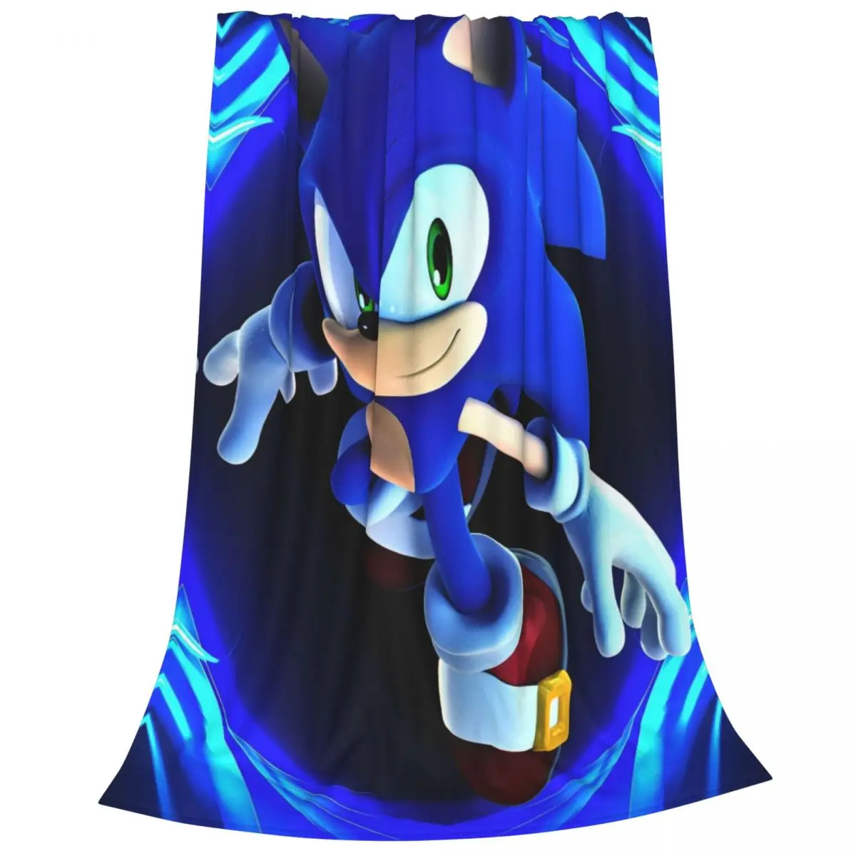 S-Sonic одеяло в стиле ретро с героями мультфильмов японское крутое Фланелевое