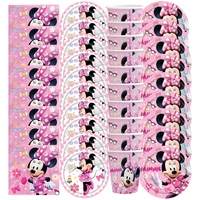 disney minnie mouse birthday party supplies minnie mouse party decorations for girls birthday decor cup plate napkins for kids