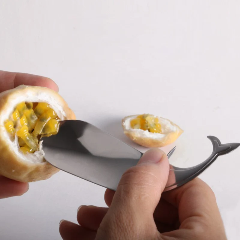 

Whale Shape Opener Passion Fruit Stainless Steel Portable Fruit Avocado Open Cutter Shells Remover Kitchen Gadgets