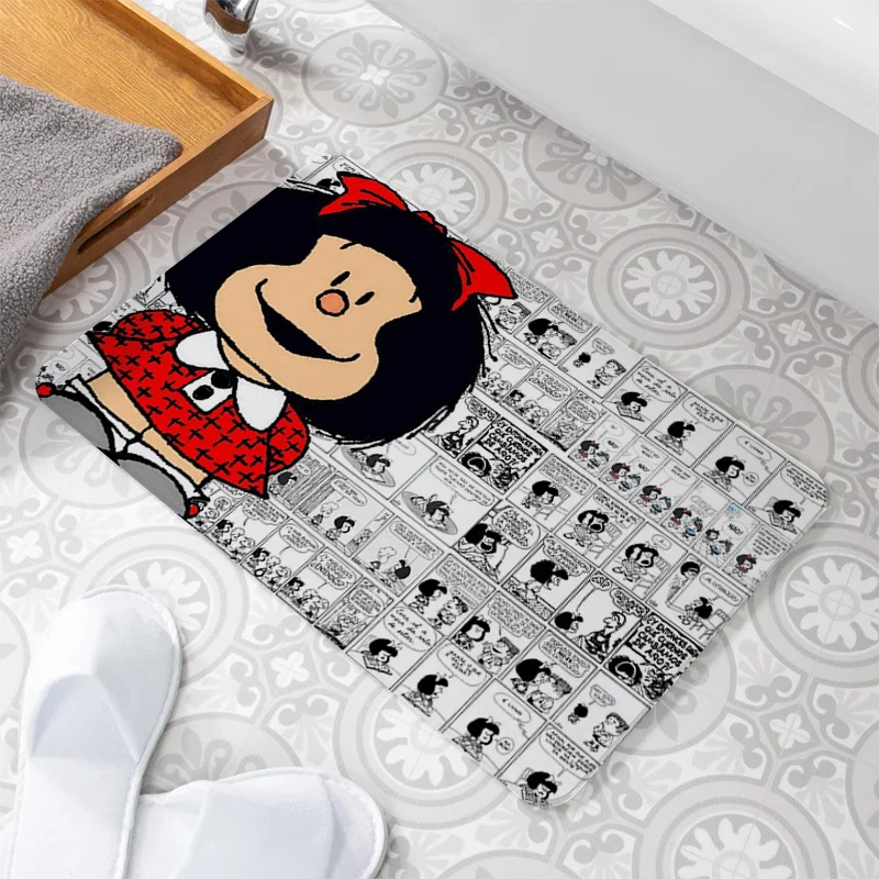 

Mafalda Kitchen Carpet Prayer Mat Absorbent Mats Rugs Hallway Balcony Children Room Rug Entrance Door Doormat House Bath Carpets