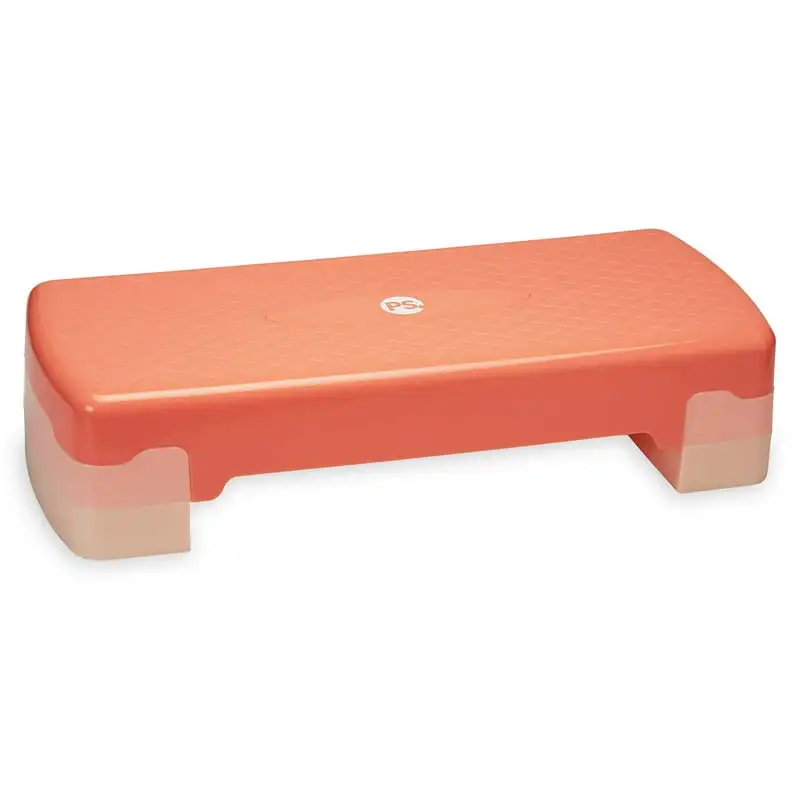 

Aerobic Step Deck, Adjustable Height & Non Slip Surface, Coral