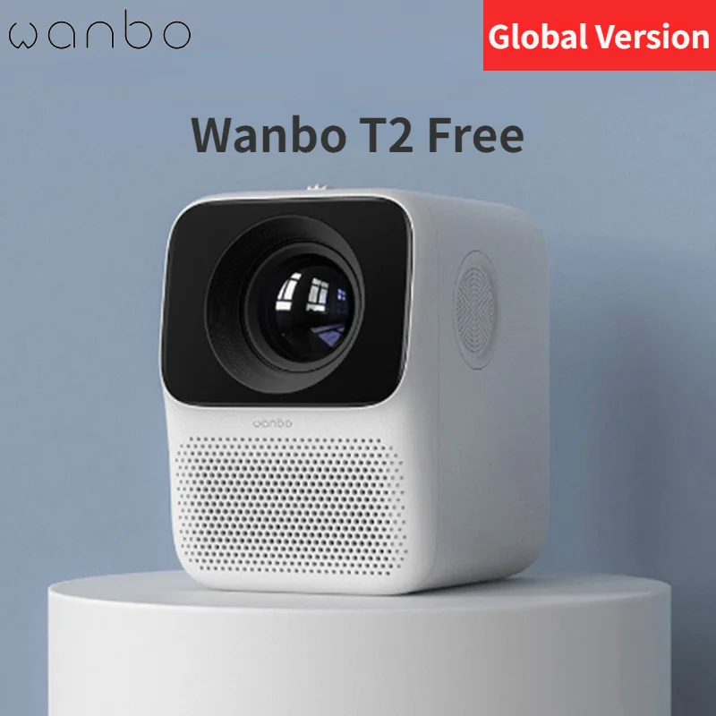 

Original Wanbo T2 Free Projector Portable Mini Home Theater Projector LCD Projectors LED Support 1080P HD Vertical Correction