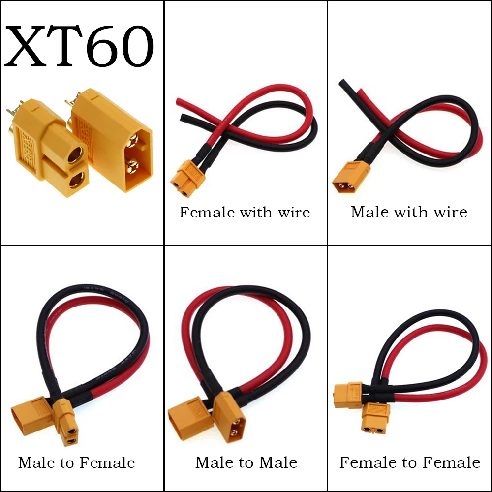 1 шт. 10 см 20 см 30 см 50 см 1 м XT60 высокоточная штепсельная вилка «штырь-гнездо» фотомагнитный силиконовый соединитель провода 14AWG 12AWG