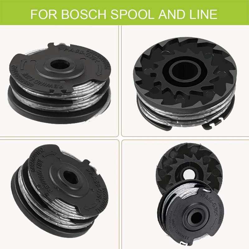 4шт 1 65 Мм 6 М Триммер для стрижки травы F016800351 Сменная катушка триммера ART 24 27 30 30-36 LI