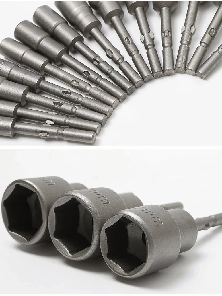 Ударная головка 3-19 мм немагнитная гайковая отвертка шестигранный ключ адаптер