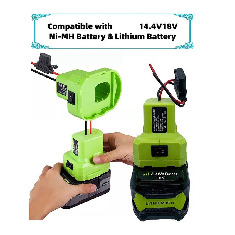 Адаптер для батареи Ryobi 18 В