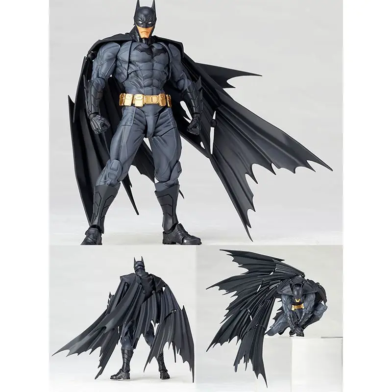 

Original Kaiyodo Figure Complex Amazing Yamaguchi No.009 Batman In Stock Anime Collection Figures Model Toys