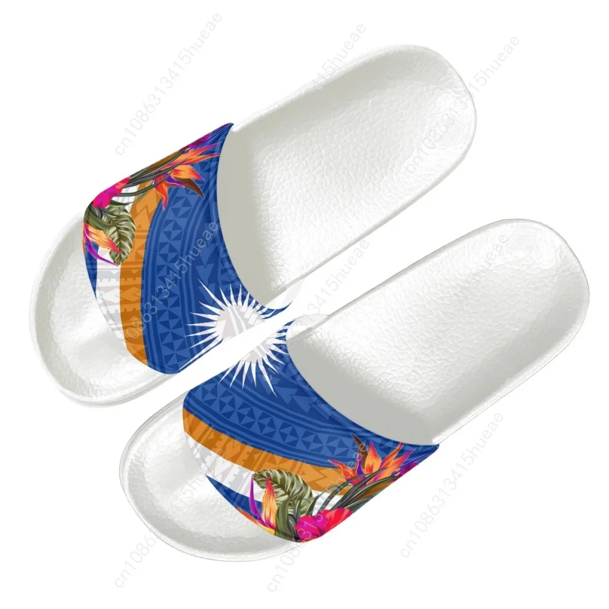 Женские тапочки Belidome Polynesia флаг Marshall Island Kwajalein летние домашние сандалии для