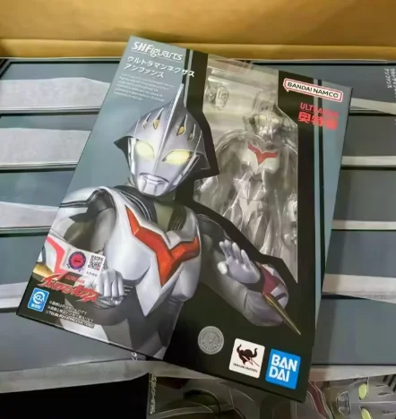 Фото Оригинальная фигурка Bandai S.H.Figuarts Ultraman Nexus Anphans с высокой степенью артикуляции, коллекционная модель аниме для детей, взрослых и фанатов №2