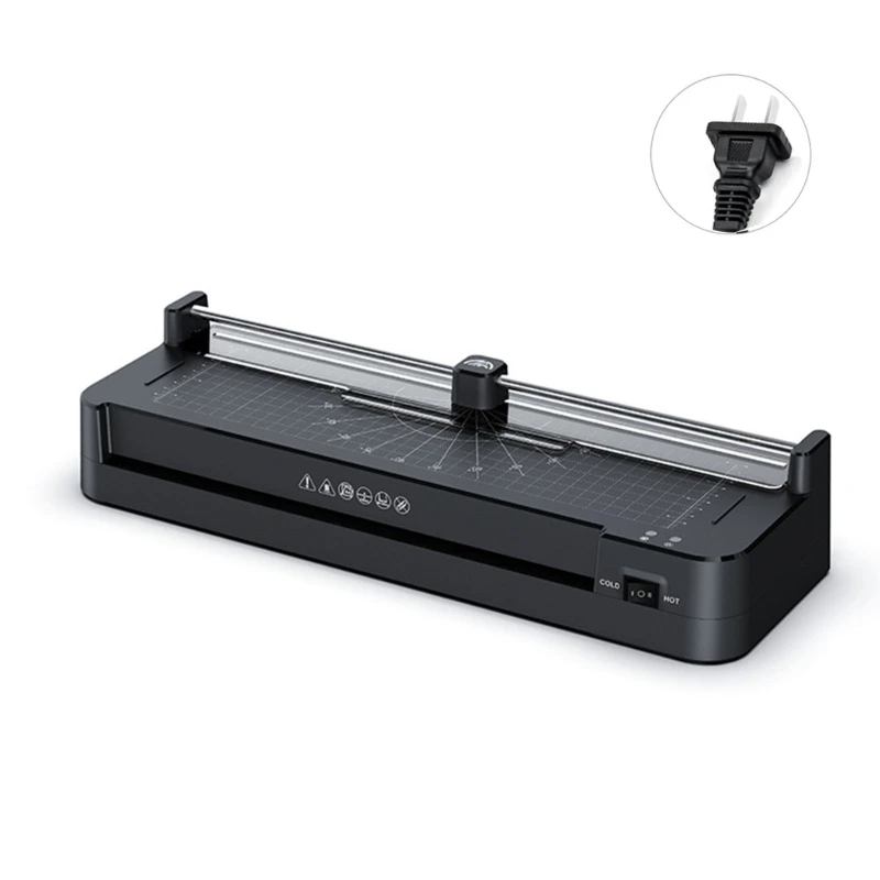 

2 in 1 Hot and Cold A3 Laminator Corner Rounder Photo/Doucment/Card Lamination Machine Hot & Cold Laminating Drop Shipping