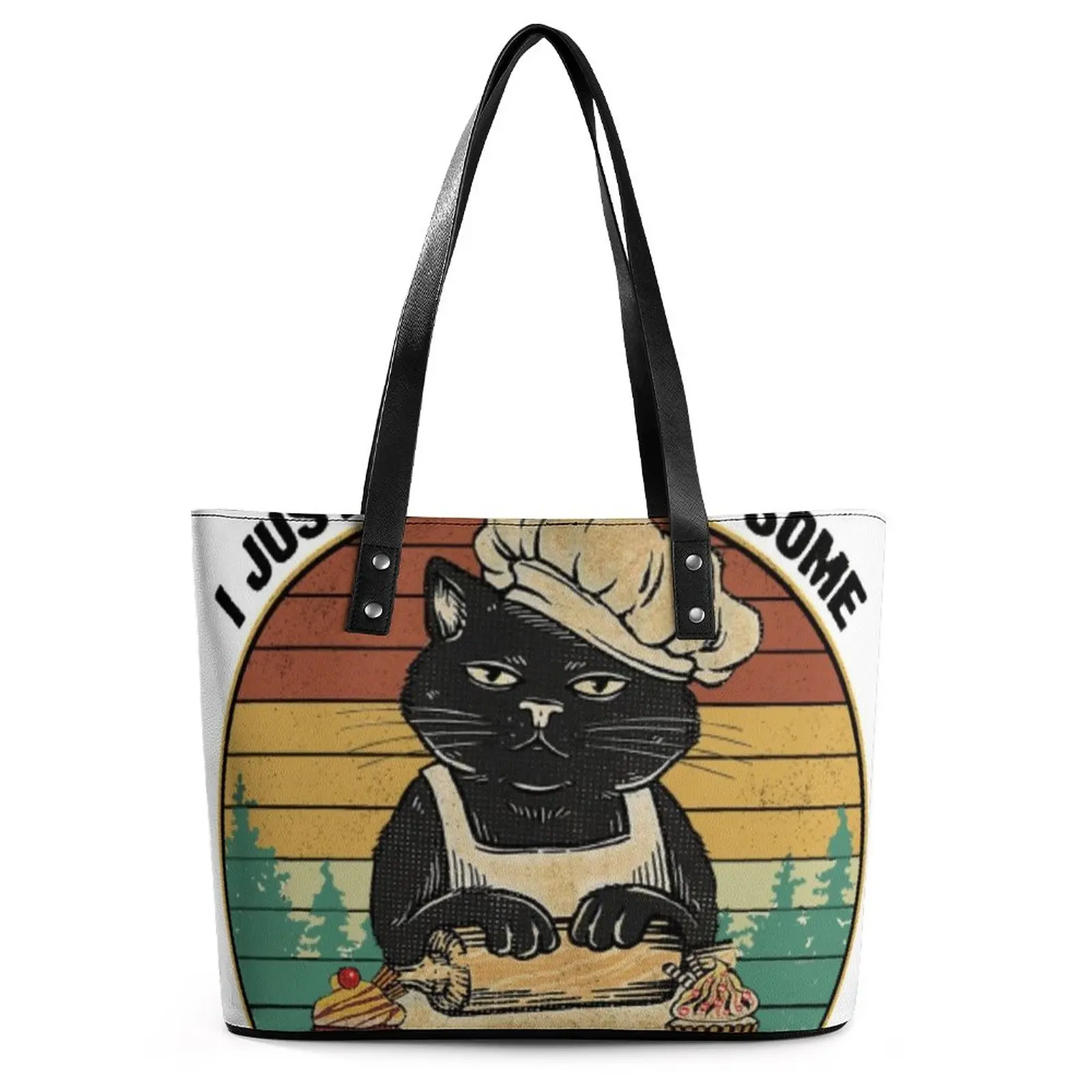 

Кошка, я только что запечатал вас, небольшие сумочки для тортов, Женская деловая сумка-тоут на заказ, винтажные сумки для покупок