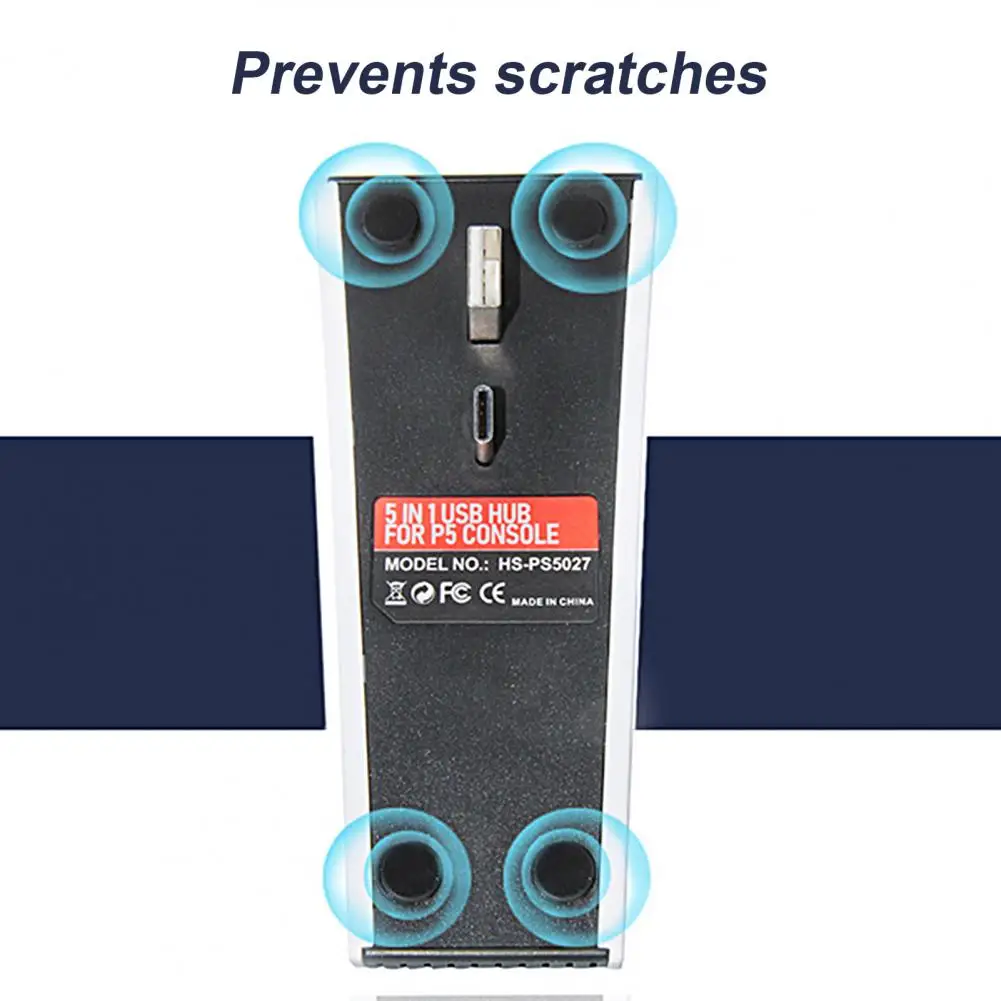 

Профессиональная практичная Расширительная док-станция USB 2,0, легкий расширитель USB 5 в 1