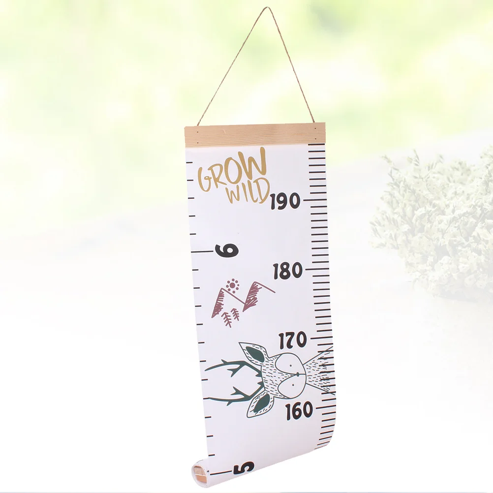 

Chart Growth Height Kids Child Hanging Measuring Baby Ruler Birthday Gift Sticker Wooden Percentilewall Children Cloth Decal