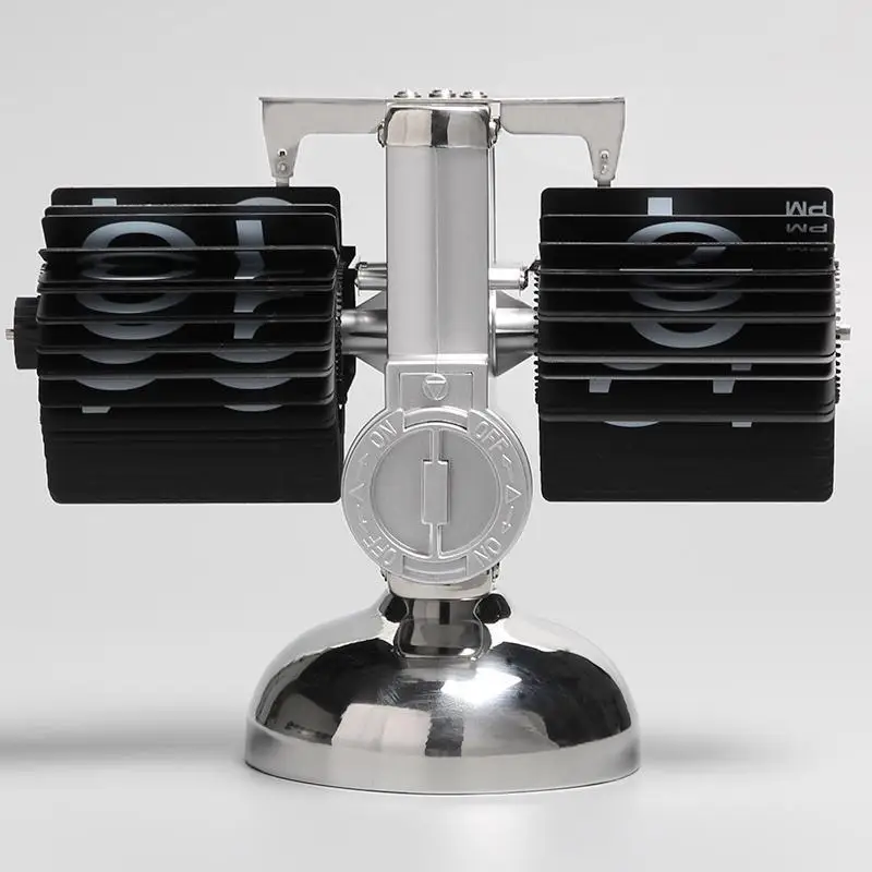 Автоматический настольные будильник в ретро стиле для жилой комнаты, современный минималистичный механизм, персональный декор.