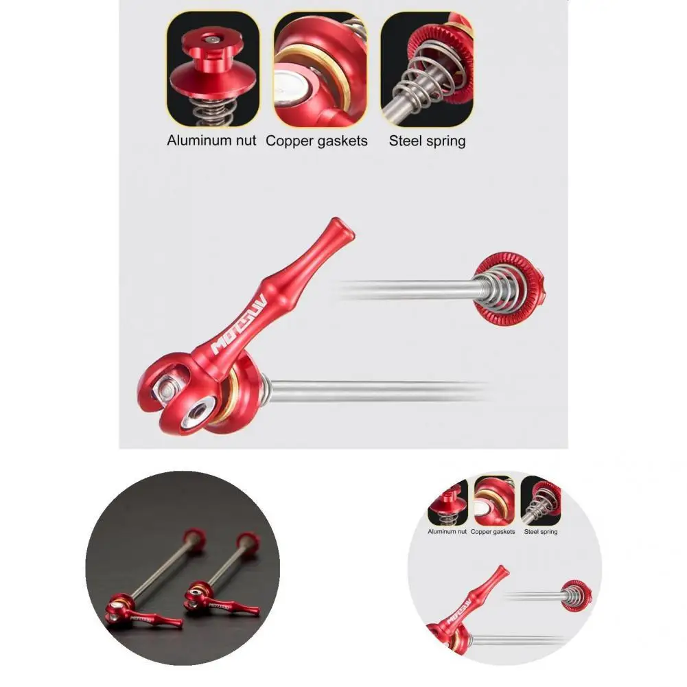 

Lightweight Black/Red Professional Bike Quick Release Lever for Home