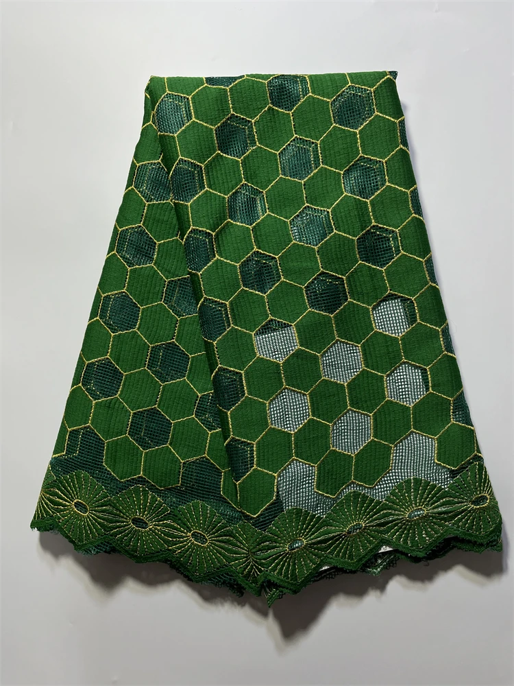 Кружевная африканская ткань