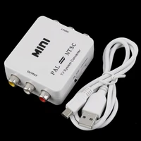 pal ntsc secam to ntsc pal tv video system converter switcher adapter male female unshielded application in multimedia uk plug