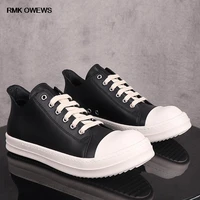 rmk owews spring high street rick men sneakers platform ro shoes cow leather black owens sneakers mens casual shoes for women