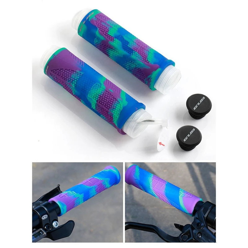 

GUB Silicone Bicycle Grips Mountain Bike Handlebar Grips Cover No-Slip Innovative Pull-Out Grips For MTB Road Bike Scooter