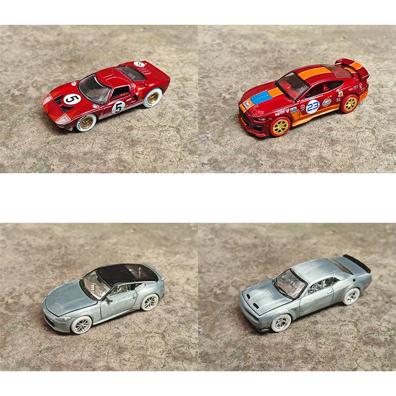 Модель автомобиля Dodge Challenger Hellcat Shelby Camaro из металла