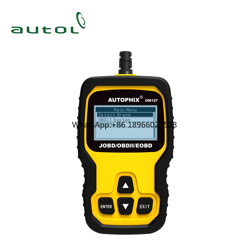 Автоматический считыватель кодов OM127 OBD2 EOBD диагностический сканер JOBD