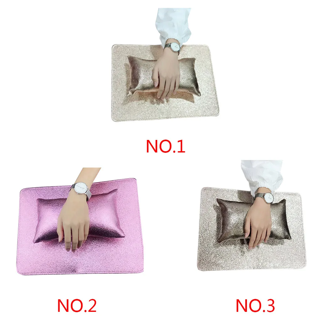 

New Portable 1PC Hand Cushion Holder Soft PU Leather Sponge Arm Rest Nail Pillow Manicure Art Beauty Nail Mat