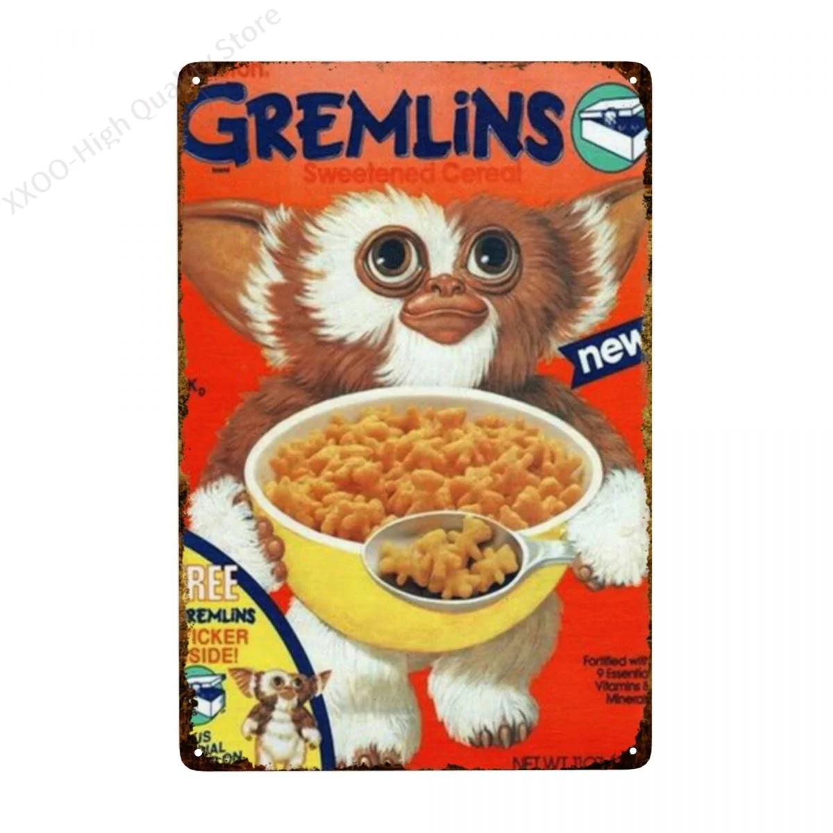 

Metal Tin Sign gremlins cereal Pub Home Vintage Retro Poster Cafe ART Metal Painting Metal Poster 20x30cm Poster 2021 Hot Sale