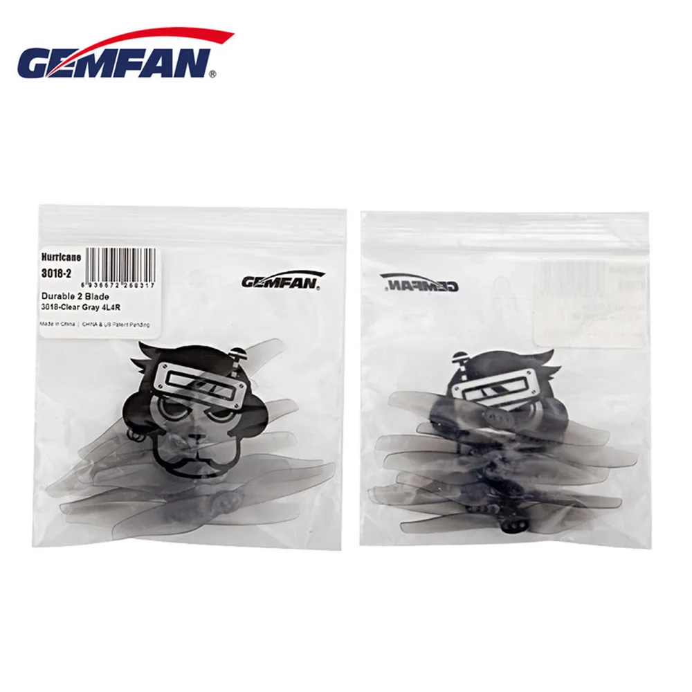 12 пар (12CW + 12CCW) Gemfan Hurricane 3018 3X1.8 2-лопастный Пропеллер для ПК 1,5 мм 2 мм для радиоуправляемых FPV Фристайл 3-дюймовых беспилотных зубочисток (art.: 3920bfada4c6f) - 3920bfada4c6f