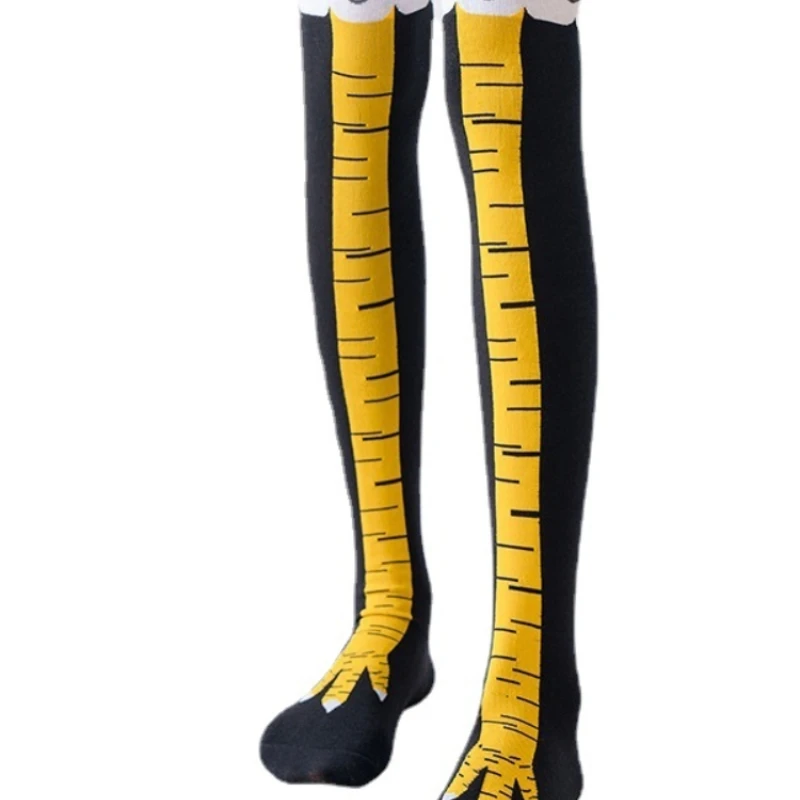 Socks that look like chicken feet Fitness stovepipe long tube cotton socks Autumn and winter cotton socks women socks girl socks