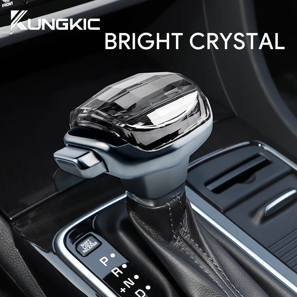 

For KIA K3 K4 K5 KX5 KX7 Oprius Sportage R Crystal Handle Handles Head Decor Cover Car Gear Head Shift Knob Sticker Accessories