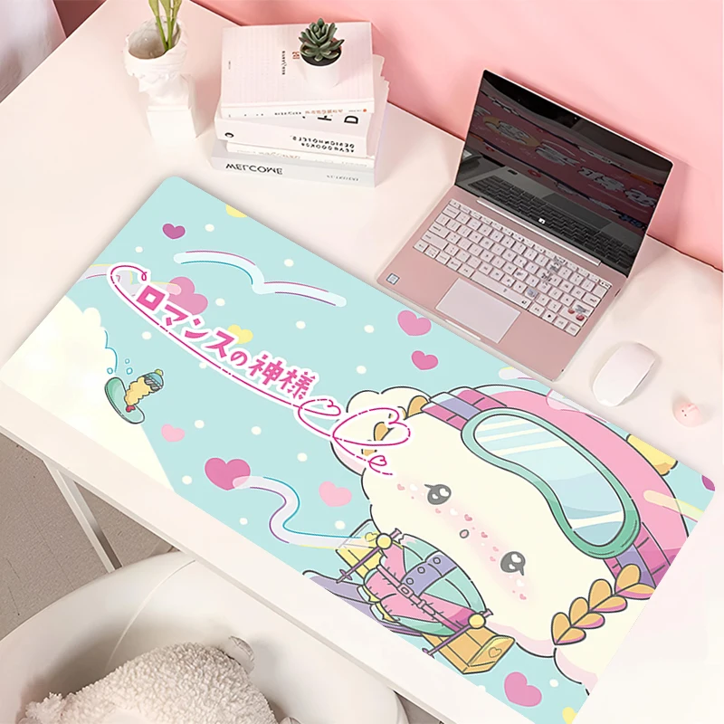 Коврик для мыши с рисунком аниме ноутбука милый розовый Настольный коврик