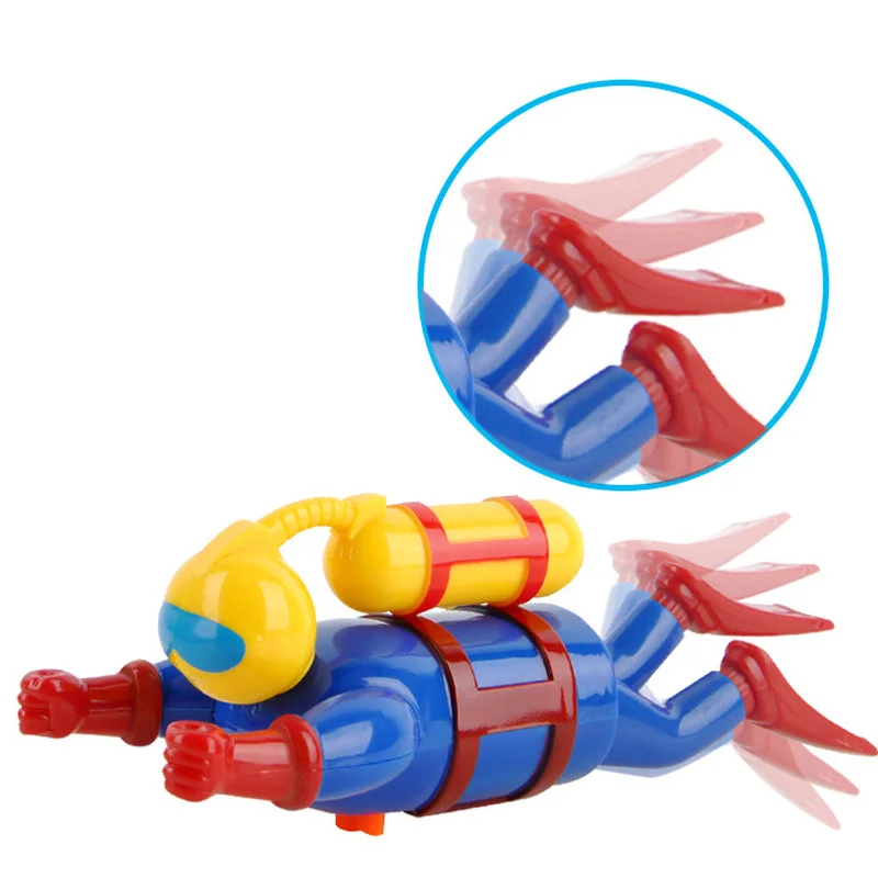 Кукла Плавающая Классическая для детей Diver Doll Образовательные игрушки для воды Бассейна и Ванны Милые мультяшные механические душевые дети.