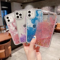 glitter quicksand phone case for iphone 13 promax 11 pro max 12 mini 6 7 8 plus xr xs x luxury transparent cases protect cover