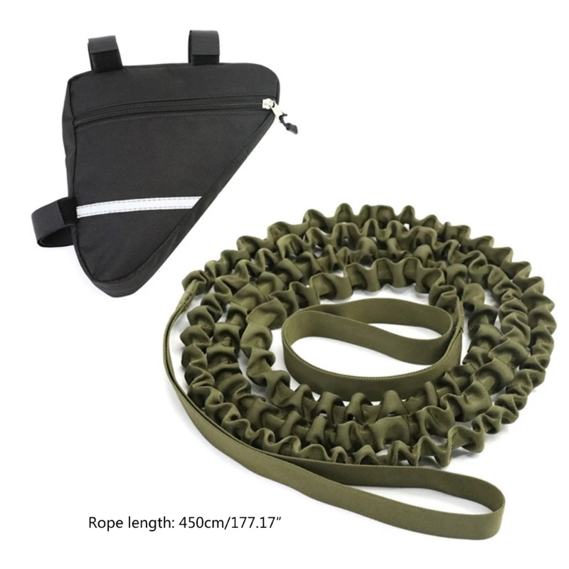 Раллийная веревка Велосипедный эластичный буксирный трос безопасный